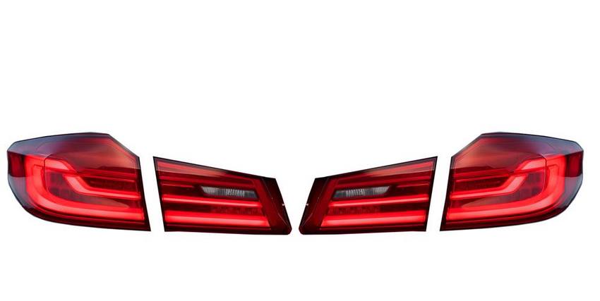 BMW Tail Light Kit - Driver and Passenger Side Inner and Outer (LED) 63217376476 - ULO 2858236KIT